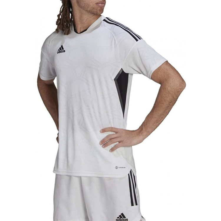 adidas Performance HA3515, CON22 MID JSY, Football - White/Black