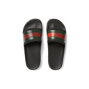 Gucci Black Pursuit Web Slides 429469GIB10