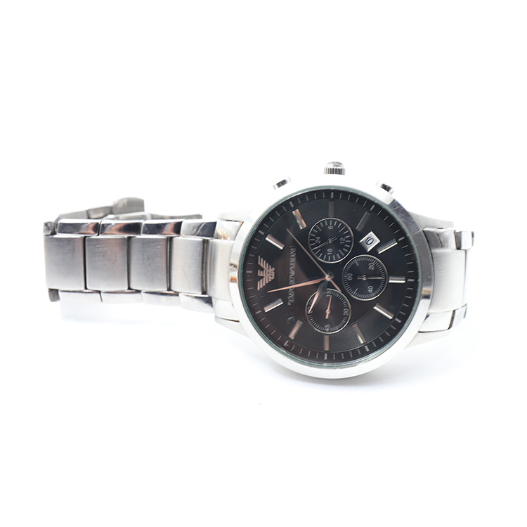 Emporio Armani AR-2434 , Solid Stainless Seel , 50 meters
