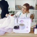 Fanghua Multifunction Mini Sewing Machine 505A 12 Built-in Stitches, 2 Speeds Double Thread,