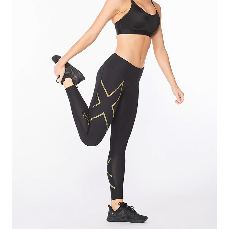 ZXU Human Performance Multiplier, Light Speed Mid-Rise Comp Tight, Style WA6523b , Size: S, Color: Black/Green