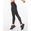 2XU Force Mid-Rise Comp Tight, Style:Wa5367b, Size: S , Color: Black/Gold