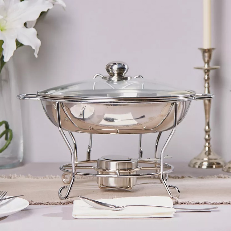 Home Center Food Warmer With Glass Lid 6 Liters