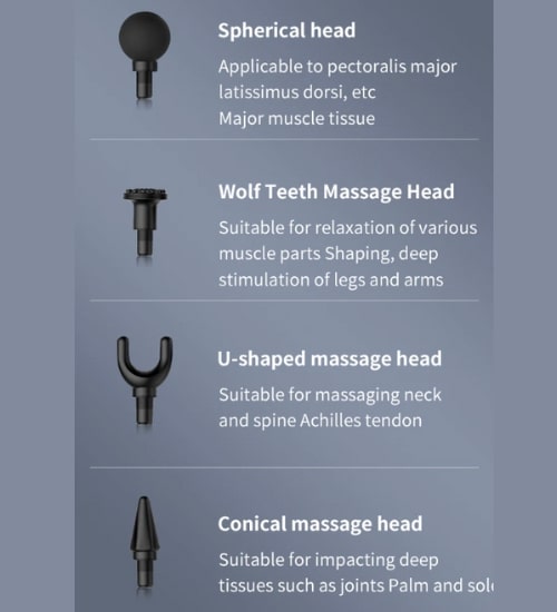 Professional Massage Gun With Extended Handle