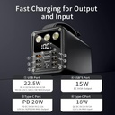 60000 mAh Power Bank & Light
