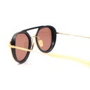 Dolce & Gabbana Luxury Eyewear Sunglasses Spacecraft 19017-C-GRY-GLD- Grey w/Gold