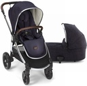 Mamas And Papas Navy Stroller With Holding baby travel bad