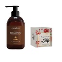 Cosmolive Shampoo The Secrets Of Healthy Hair Argan Oil 500 ml + Cosmolive Pomegranate Natural Soap 125G