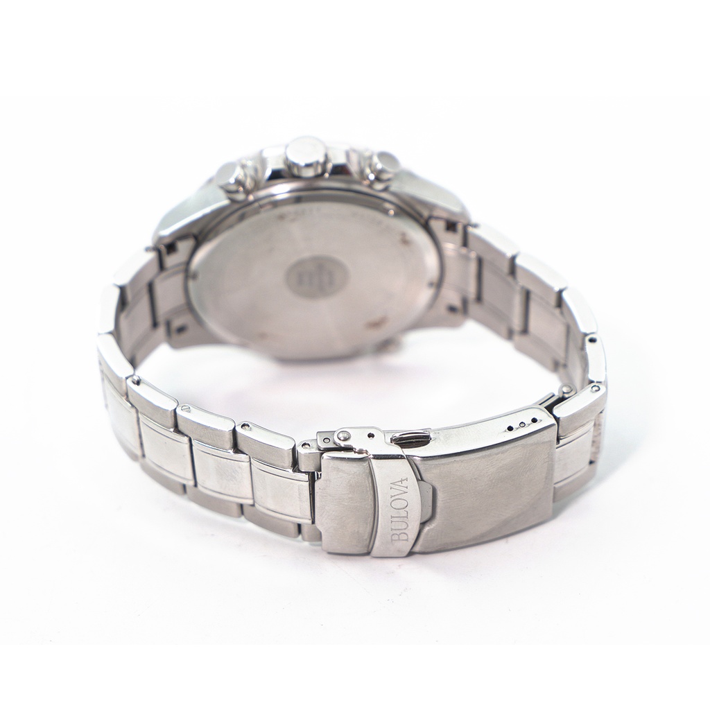 Bulova Marine Star C8601293 Men Quartz White Chronograph Water Resistant - Stainless Steel