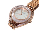 Swarovski cas Stainless Steel, Suiss Made , 50 Meter Water Resistant Golden Color