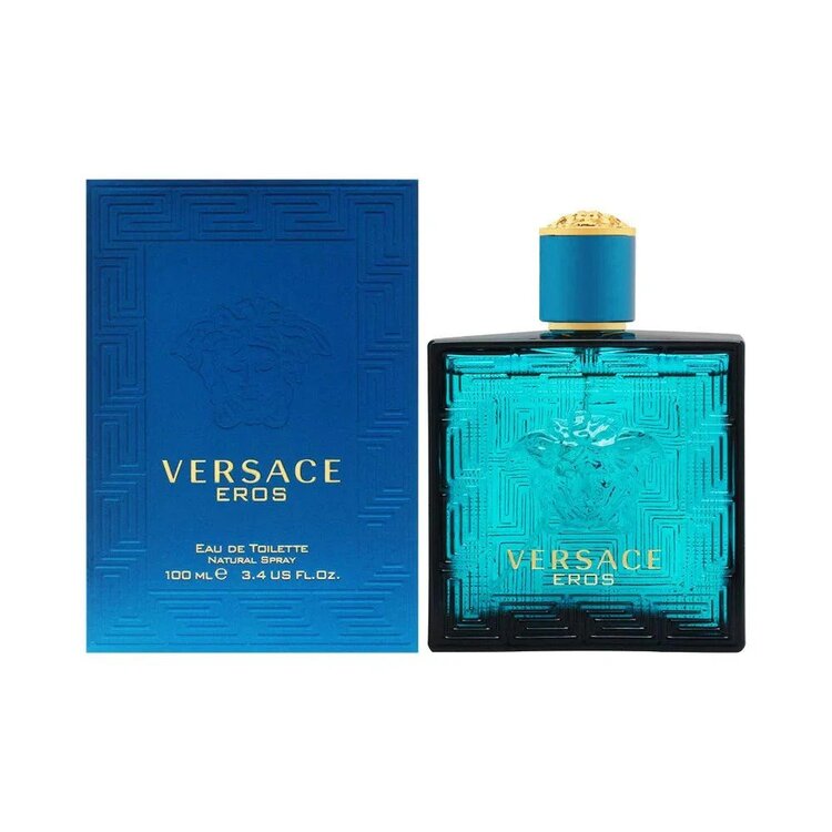 versace eros eau de toilette natural spray 100 ml 3.4 US Fl.Oz