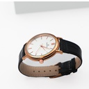 Beautiful Watch Gift Set, Cufflinks + Pen * Copper Color Diamon Deor