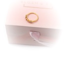 Blush & Bar Gold Ring