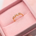 Blush & Bar Gold Ring
