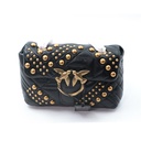 Pimko Love Mini Puff Woven Studs Handbag CI PE 21 Plit 1P2259 Y6YW Black