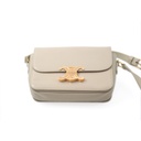Celine Teen Limestone  Bag Beige  In Shiny Calfskin Limestone