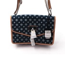 DKNY ELissa Large Shoulder/Crossbody Bag -Denim 27 x 17 x 8 cm