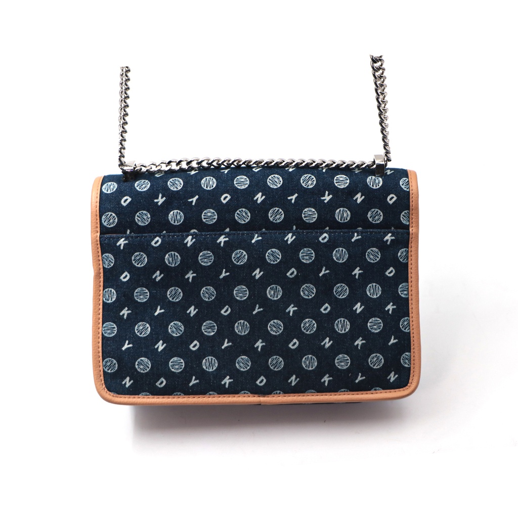 DKNY ELissa Large Shoulder/Crossbody Bag -Denim 27 x 17 x 8 cm