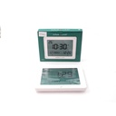 NAlfajr Desk Clock CF-19, Arabic / English , Rime Format Am/PM or 24
