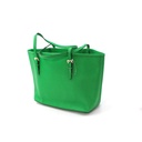 Michael Kors Green Leather Large Jet Set Tote Bag