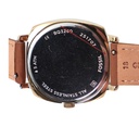 Fossil BQ3260 All Stainless Steel, Genuine Leathe