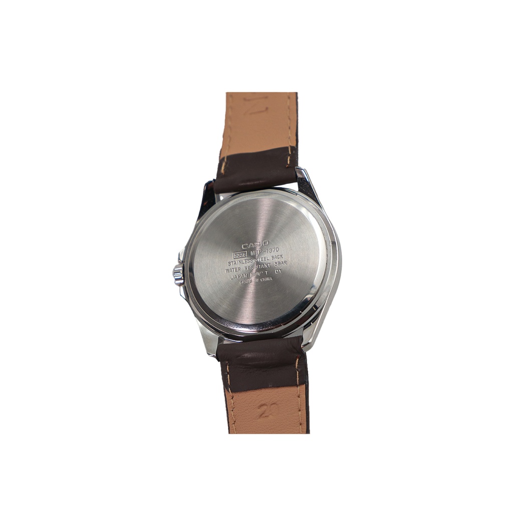 Casio  MTP-1370 Stainless Steel Back Water Resistant