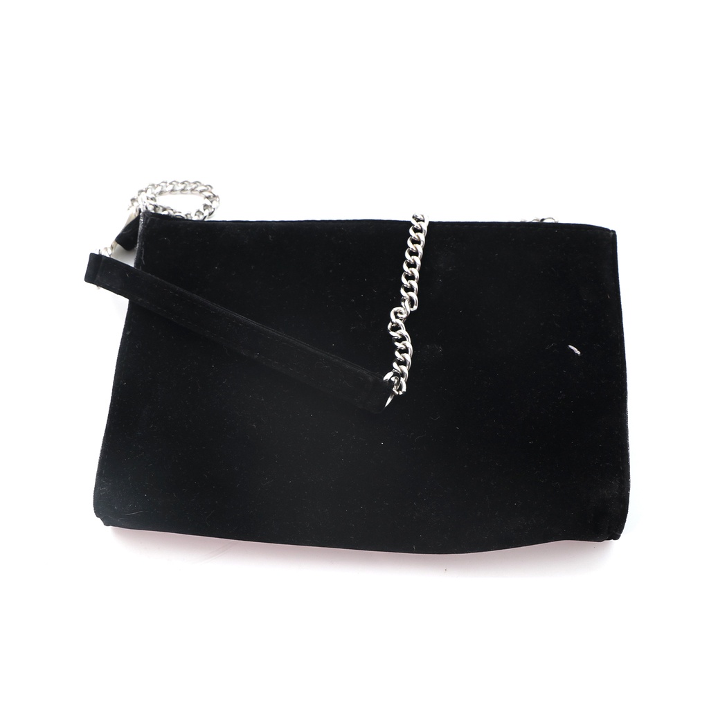 Jimmy Choo  Handbag Velvet Black