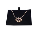 Swarovski Heart Necklace Rose Gold