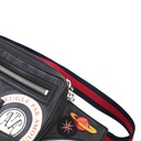 Gucci Night Courrier Waist Bag GG Supreme Soft Black