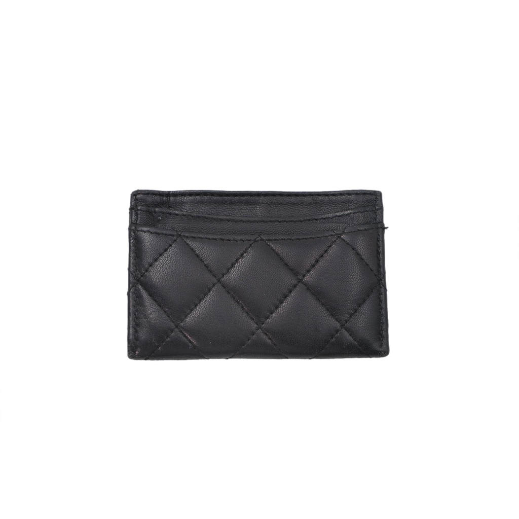 Chanel Cardholder Black Lambskin