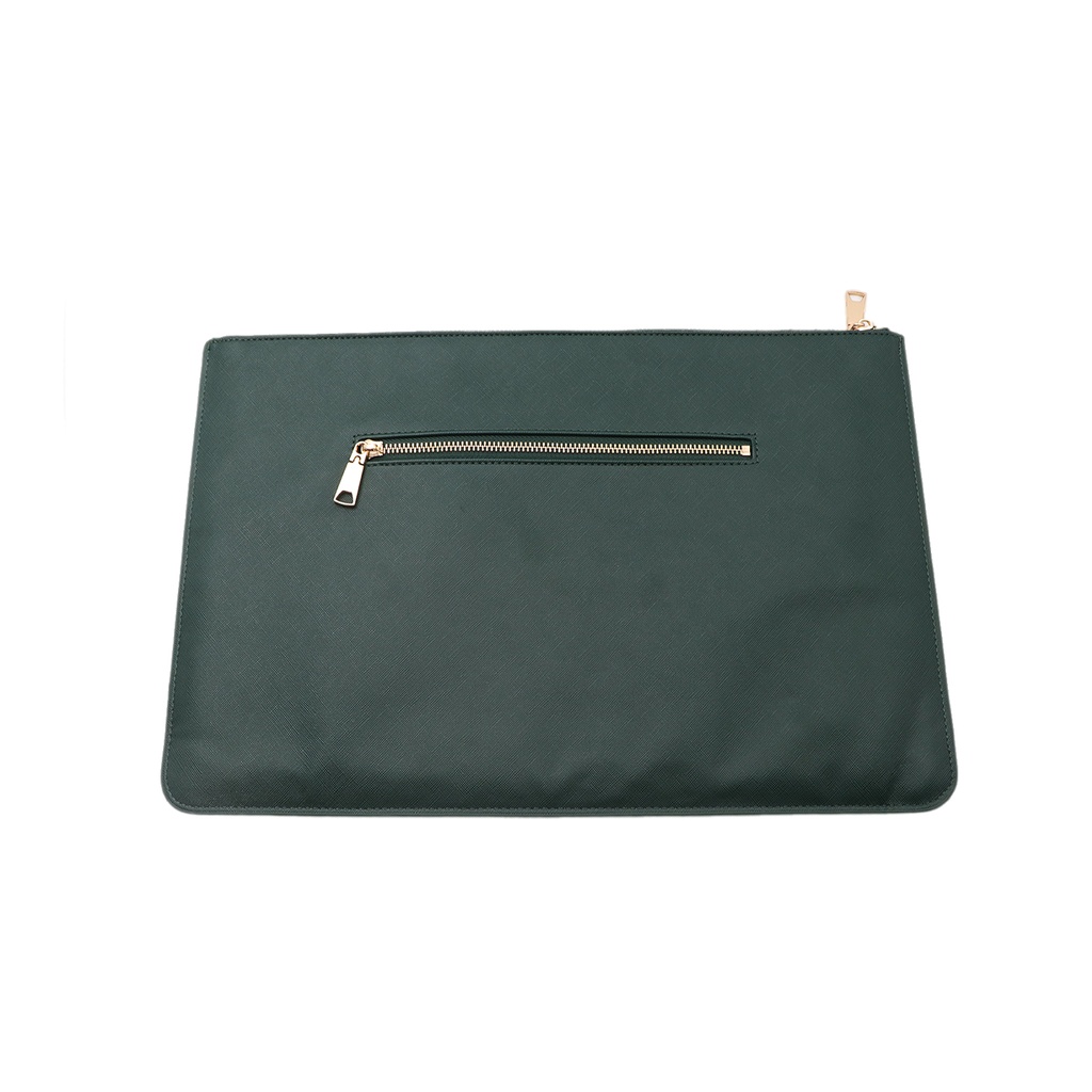 IDEAL OF SWEDEN Laptop Case PU Leather Saffiano 15'' Green