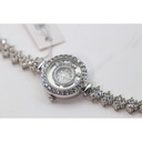 Adrienne Vittadini Collection Silver Braided Women Analog Quartz Watch