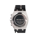 MUNITI Fashion Quartz Watch for Men Silicone Strap chronograph Watch