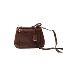 Michael Kors Karson Mini Bag Satchel woven Leather Brown Yellow Top Hand B3M