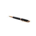 Aigner Pen Stainless Steel with Black Lacquer Upper Gold