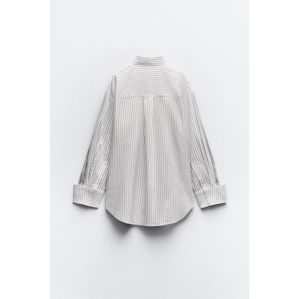 ZARA Striped Shirt with Trim 3067/019/802