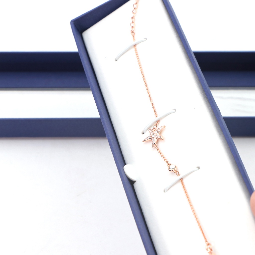 Swarovski Rose Gold Star  Bracelet