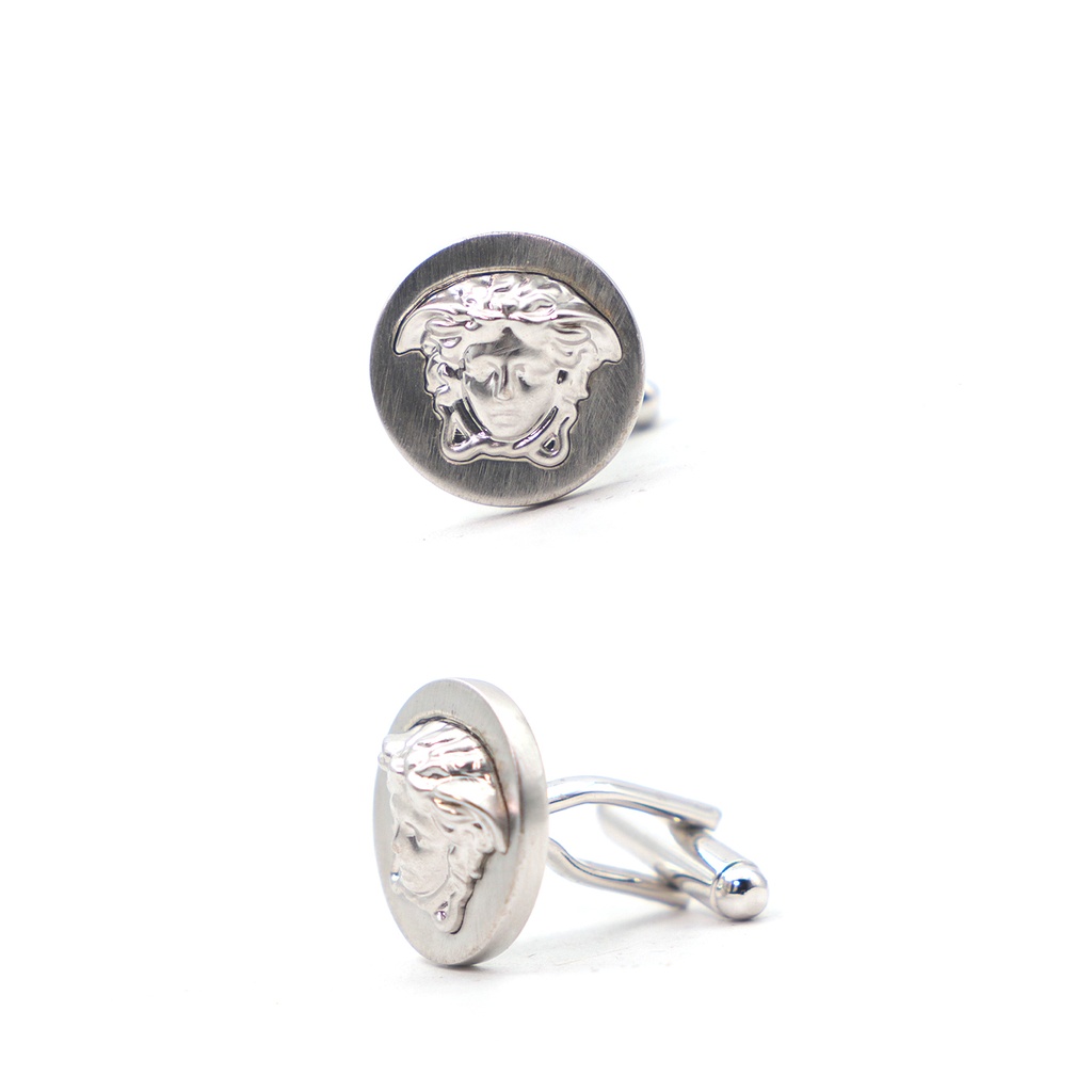 Versace Cufflinks Detailed Crafted White