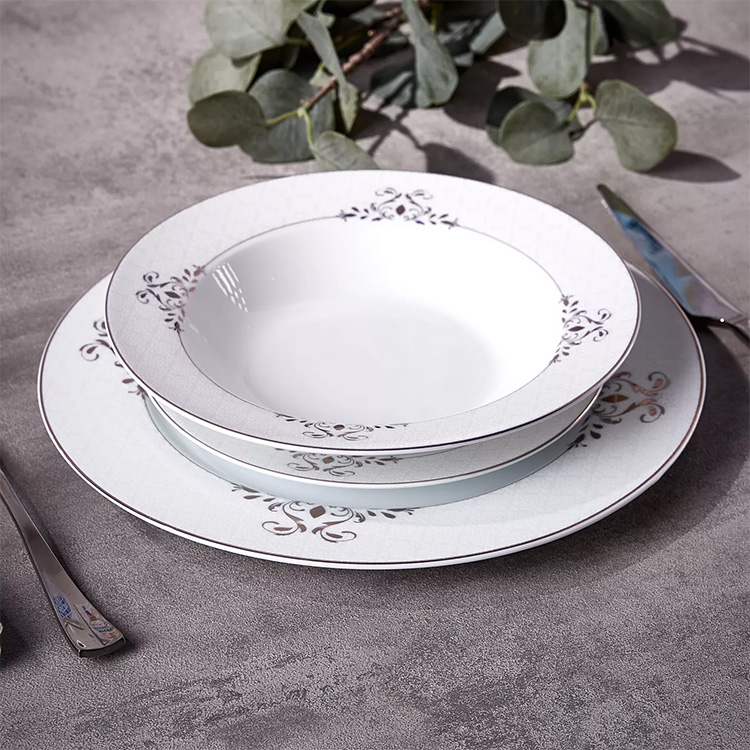 Aurea Printed 95- Piece Dinner Set