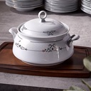 Aurea Printed 95- Piece Dinner Set