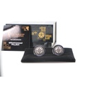 Fifa WorldCup Qatar Cufflinks - Silver Sterling Silver Plated And Lacquered Stainless Steel