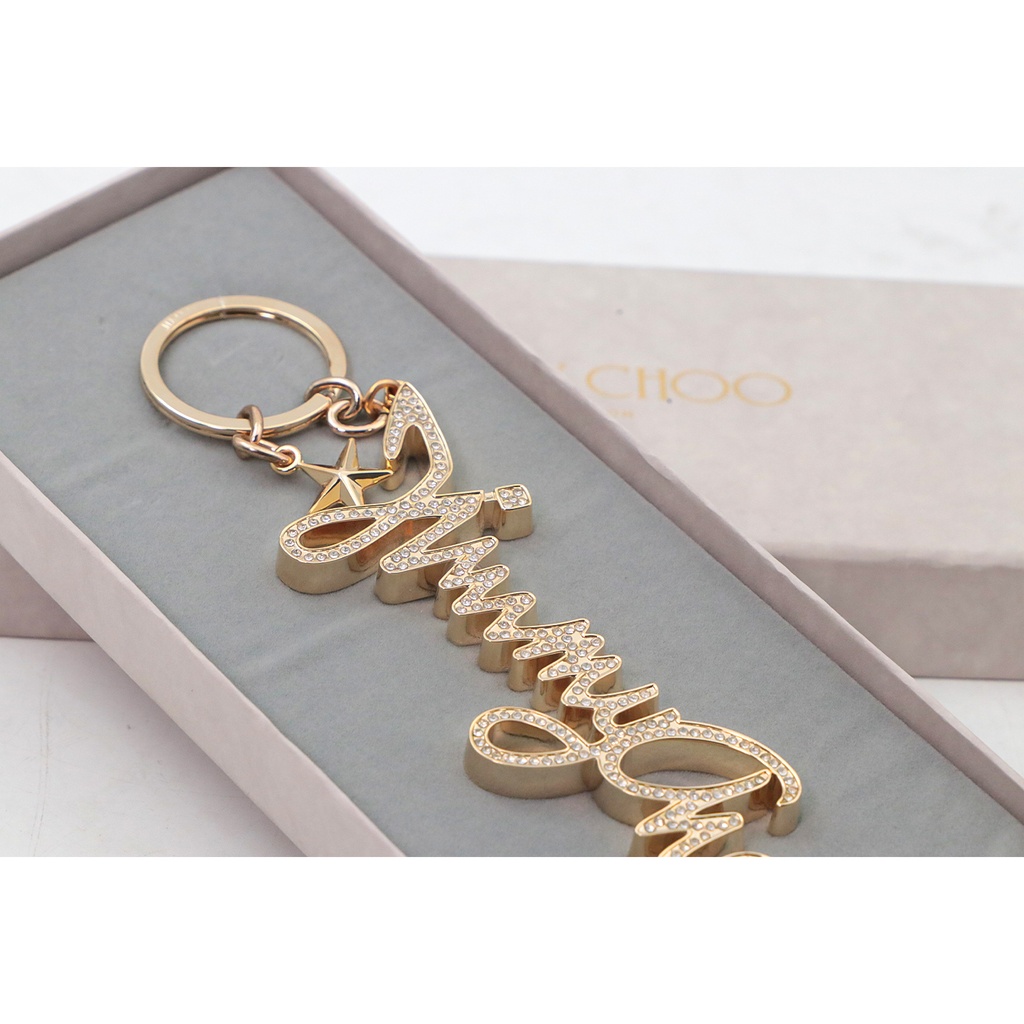 Jimmy Choo Bag Charms Silver Golden