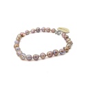 Pink/Purple Baroque Fresh Water Pearl Necklace Stands
