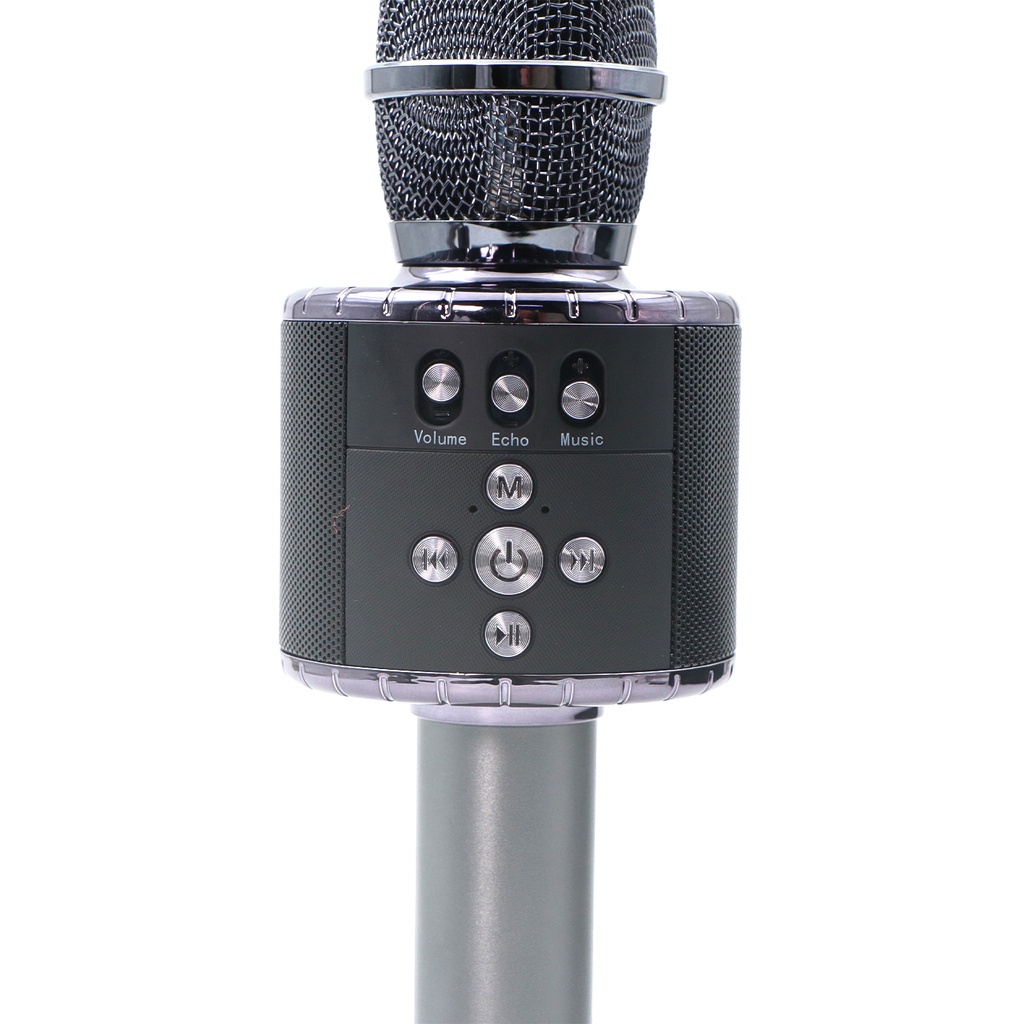 Bonadk Bluetooth Wireless Karaoke Microphone With Led Lights