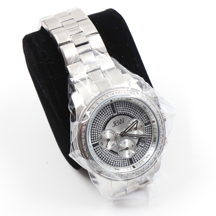 Jbw Vixen J6327a Stainless Steel Diamond Watch Angle