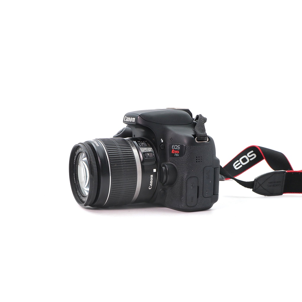Camera EOS Rebel T6i + 18-55m + 55-250mm + 40mm and Fisheye ultra wide angle lens