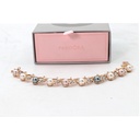 Yellow Chimes Celebrity Choice Classic Adorable Water Pearls Crystals Gold Plated Bracelet