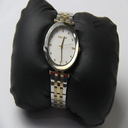police timepieces 15569m silver and Rose Gold  strap and white dial all stainless steel