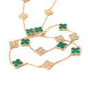 Bracelet + neckpiece green Gift set
