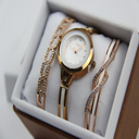 Fierro Allure Collection Watch and Double Bangle set